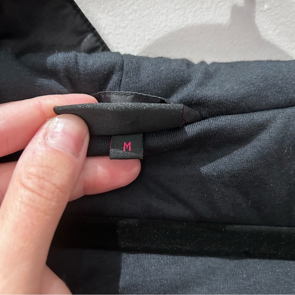 Black Playboy Bunny Puffer Jacket-Md - Picture 4 of 8